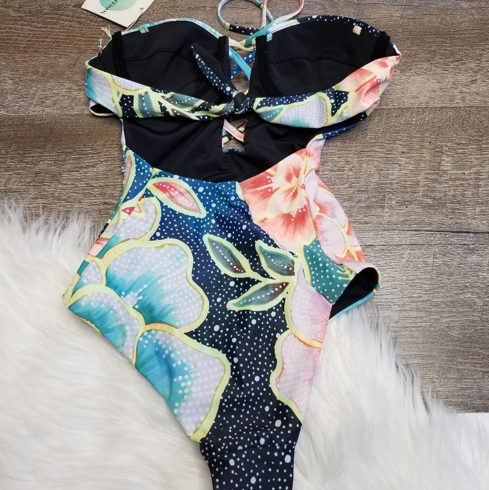 Mara Hoffman Swim One Piece Bikini Arcadia Indigo - Picture 5 of 8
